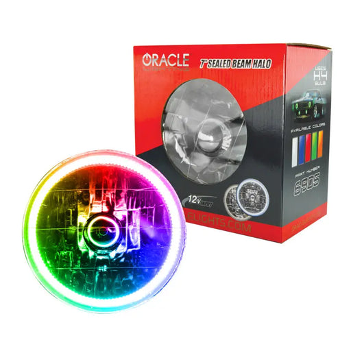 Colorful Oracle Pre-Installed Sealed Beam Halo Lights