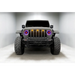 Oracle Pre-Runner Style LED Grille Kit for Jeep Gladiator JT - Amber grille with light on the jeep