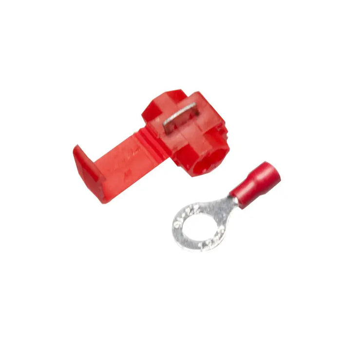 Red plastic connector on white background for Oracle Pre-Runner Style LED Grille Kit for Jeep Gladiator JT