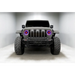 Oracle Pre-Runner Style LED Grille Kit for Jeep Gladiator JT featuring black bumper and red LED accessory