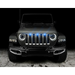 Blue LED pre-runner style grille kit for Jeep Wrangler JL by Oracle.