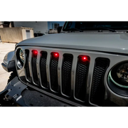 Red LED Pre Runner Style Grille Kit for Jeep Wrangler JL