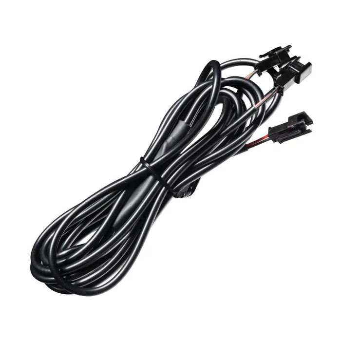 Black and white power cord cable for Oracle Pre-Runner Style LED Grille Kit for Jeep Wrangler JL