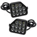 Pair of black LED reverse lights for Jeep Wrangler JL by Oracle Lighting.