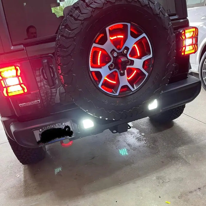 Jeep Wrangler JL with Oracle Rear Bumper LED Reverse Lights