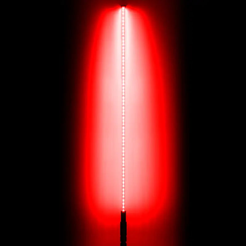Red Oracle Off-Road LED Whip on black background