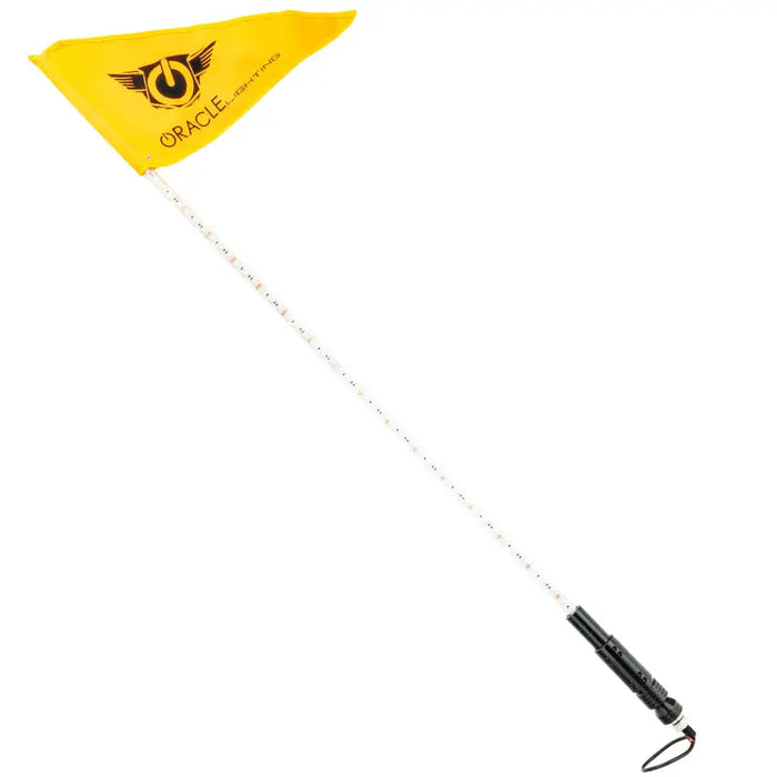 Oracle Off-Road 4ft LED Whip - ColorSHIFT yellow flag with black handle