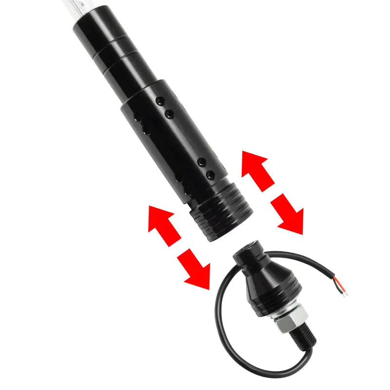 Oracle Off-Road 4ft LED Whip with red up arrow