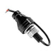 Black and silver carbike part for Oracle Off-Road LED Whip Quick Disconnect Attachment