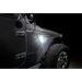 Black Jeep with Sidetrack LED System for Jeep Wrangler JK