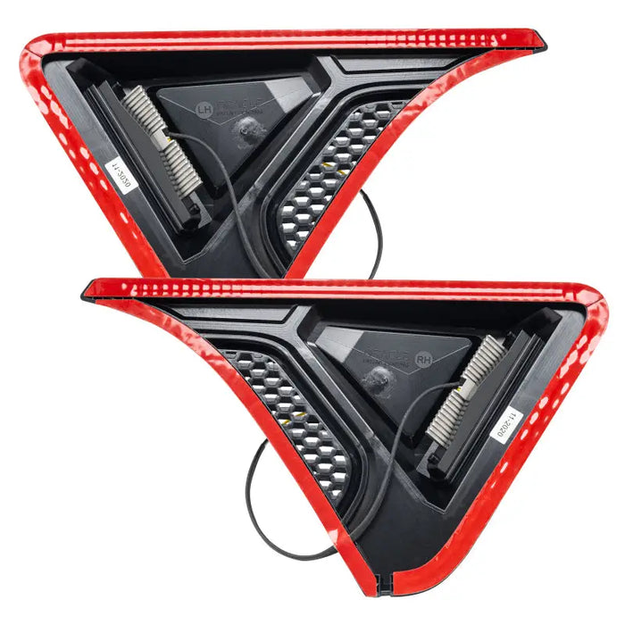 Oracle Sidetrack LED system for Jeep Wrangler JK - Pair of red LEDs for front bumper