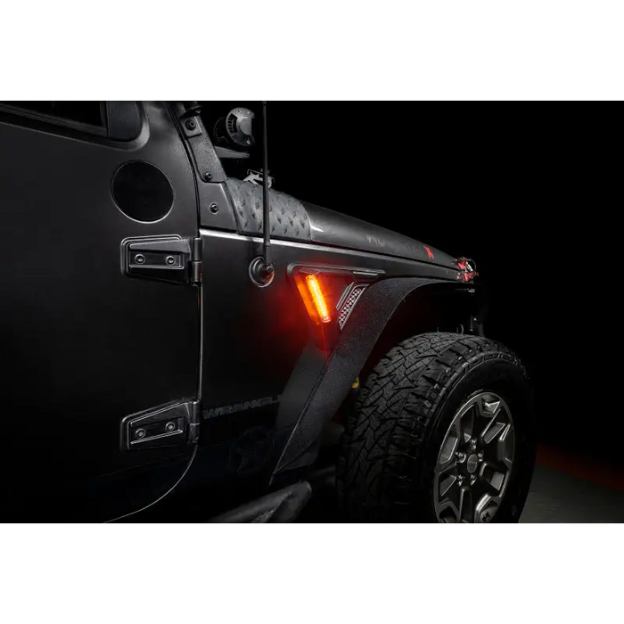 Oracle Sidetrack LED System For Jeep Wrangler JK rear bumper light.