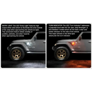 Oracle Sidetrack LED System for Jeep Wrangler JL/Gladiator JT - Jeep with side light