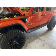 Oracle Sidetrack LED System for Jeep Wrangler JL/Gladiator JT in garage with hood open