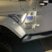 White Jeep Wrangler JL/ Gladiator JT with Oracle Sidetrack LED System sticker