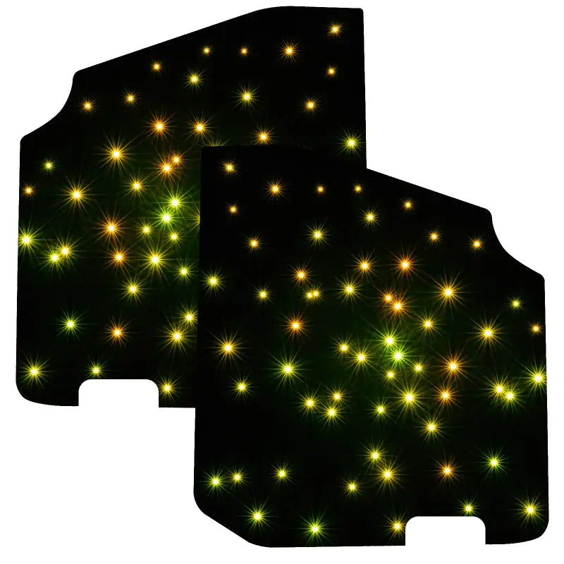 Glow car mats in Oracle StarLINER Fiber Optic Hardtop Headliner for Wrangler JL/Gladiator JT - ColorSHIFT