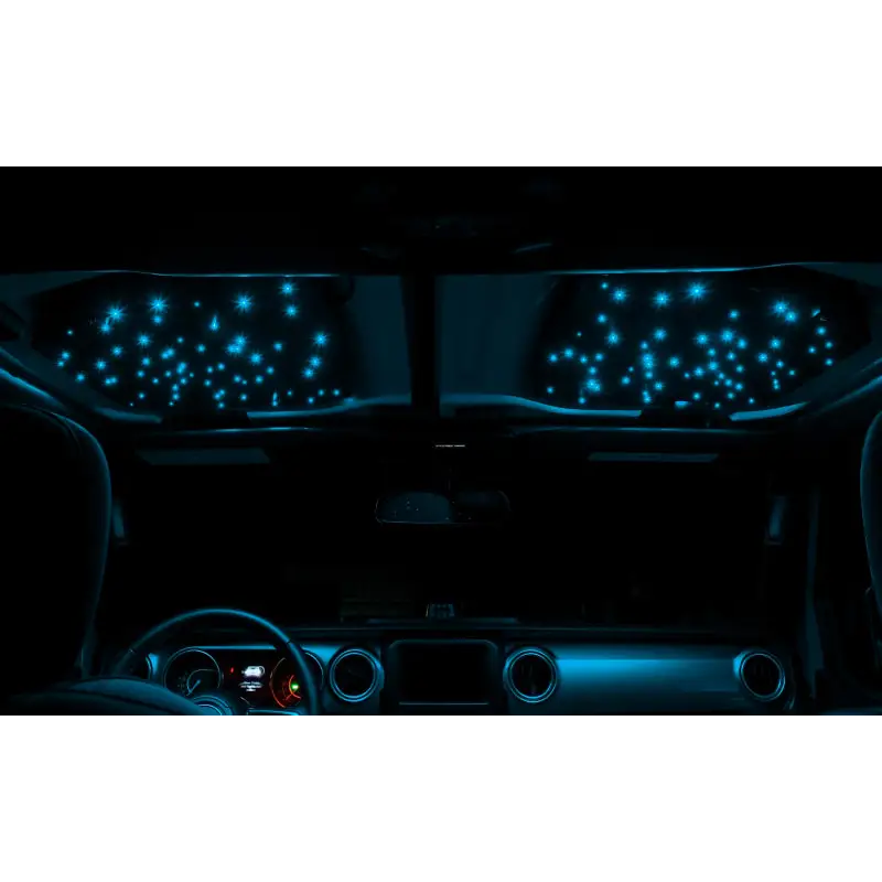 Oracle StarLINER Fiber Optic Hardtop Headliner with blue lights for Wrangler JL/Gladiator JT