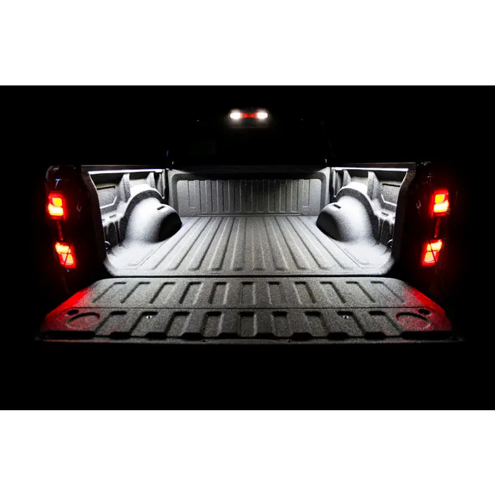 Oracle Truck Bed LED Cargo Light 60in Pair illuminating the truck bed.