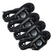 4 pack of white rock lights for vehicles