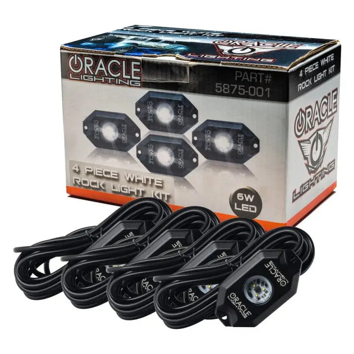 Oracle Lighting Oracle LEDs - White Rock Lights Kit (4PCS) - 5000K