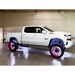 White rock lights for truck with pink wheels and black rims - Oracle Underbody Wheel Well Rock Light Kit.