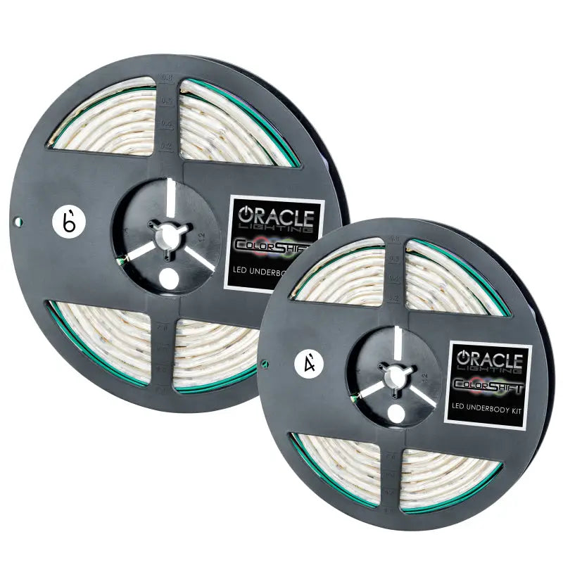 Oracle Universal LED Underbody Kit - ColorSHIFT featuring a pair of white rope reels.