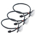 Black cable cables for Oracle Universal Pre-Runner Style LED Grill Light Kit.