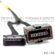 Pedal Commander Dodge Ram/Jeep Wrangler Throttle Controller wires and connectors.