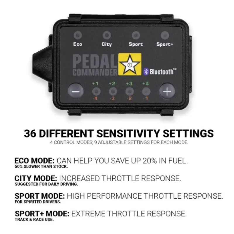 Pedal Commander Dodge/Jeep/Kia/Mitsubishi Throttle Controller with PEO Smart Device