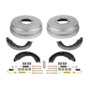Power stop front brake kit for ford mustang, stock replacement drum