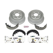 Power stop 01-06 jeep wrangler rear autospecialty drum kit - stock replacement drum set for ford mustang