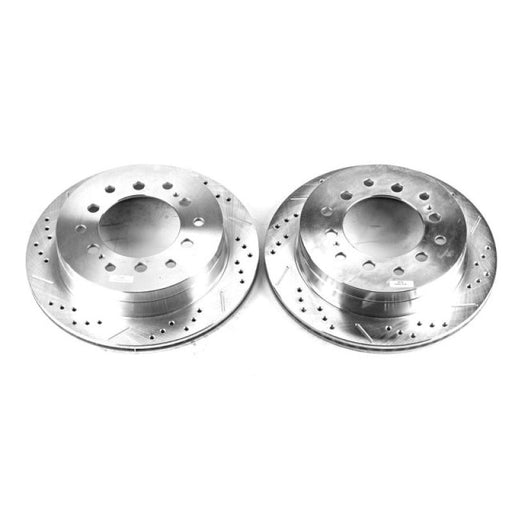 Power stop slotted rotors for porsche - pair