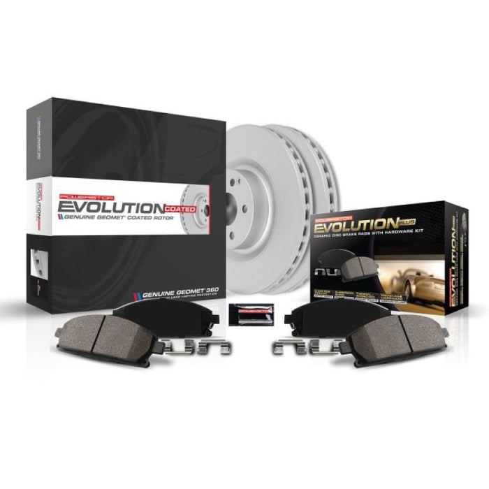 Power stop z17 evolution geomet coated brake kit - front ebc150