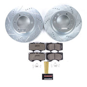 Power stop z36 truck and tow front brake kit for ford mustang - disc and pads