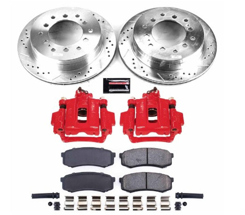 Power stop toyota 4runner rear z23 brake kit with calipers and pads
