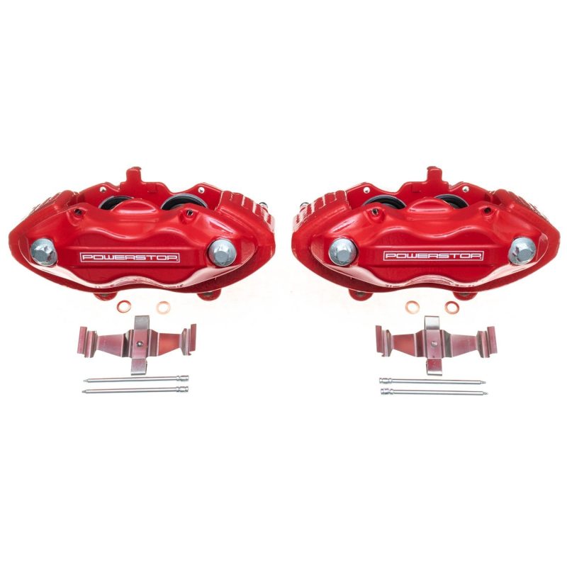 Power stop red calipers for chrysler 300 - pair