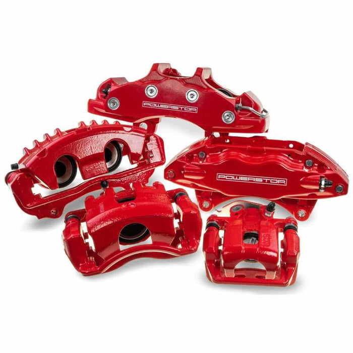 Power stop red calipers for bmw s100 - front calipee brake kit with power stop 05-10 chrysler 300 front calipers without brackets