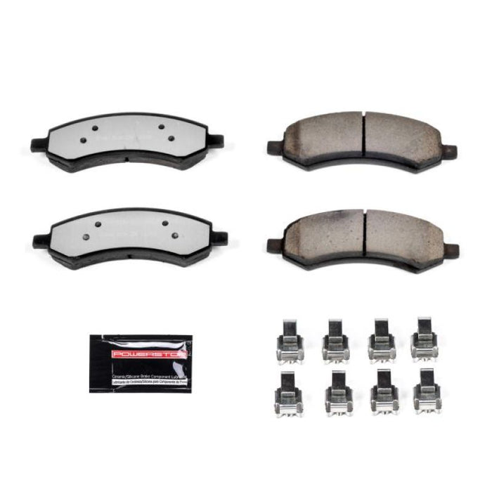 Power stop z36 truck brake pads for porsche with severe-duty stopping power