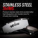 Power stop z36 truck & tow brake pads with hardware featuring stainless shine text on a brake pad for severe-duty stopping power