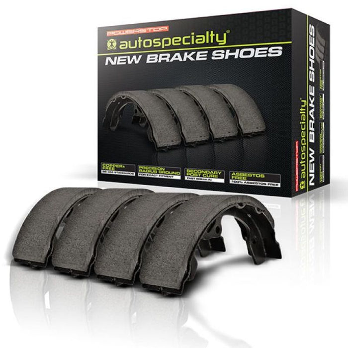 Power stop autospecialty parking brake shoes for bmw e30 front brake pads
