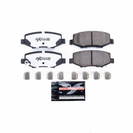 Power stop z36 truck brake pads for dodge nitro with hardware providing severe-duty stopping power