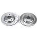 Power stop front brake disc set for bmw e30 - power stop slotted rotors for jeep wrangler