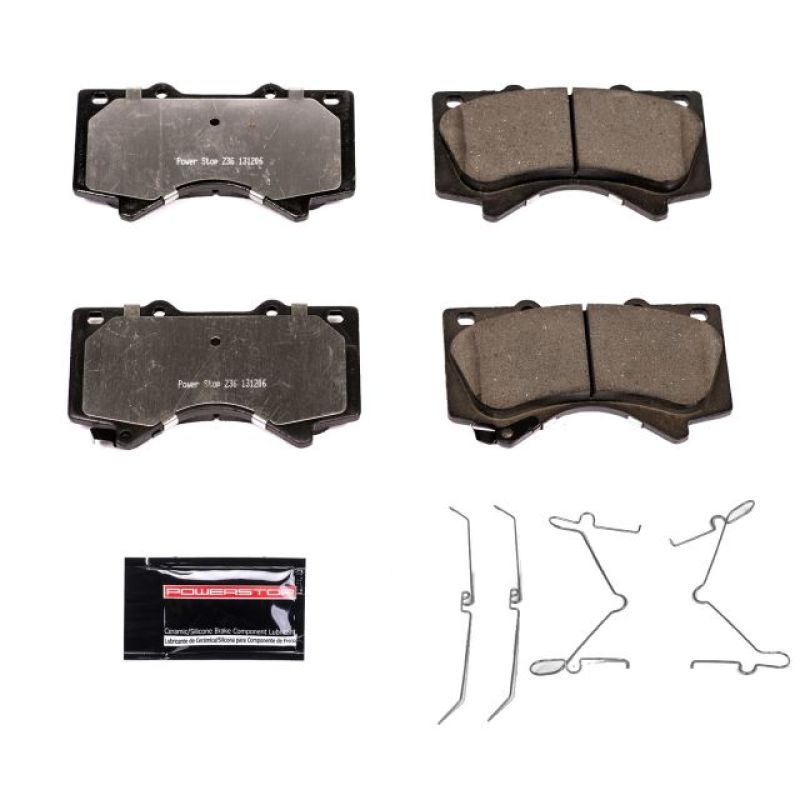 Power stop z36 truck front brake pads for high performance stopping power