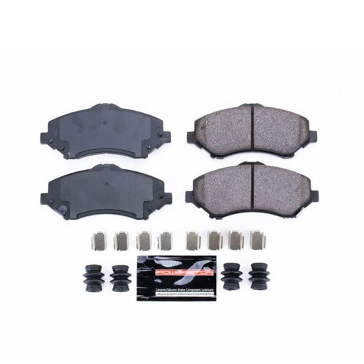 Power stop z23 evolution sport brake pads for porsche with hardware