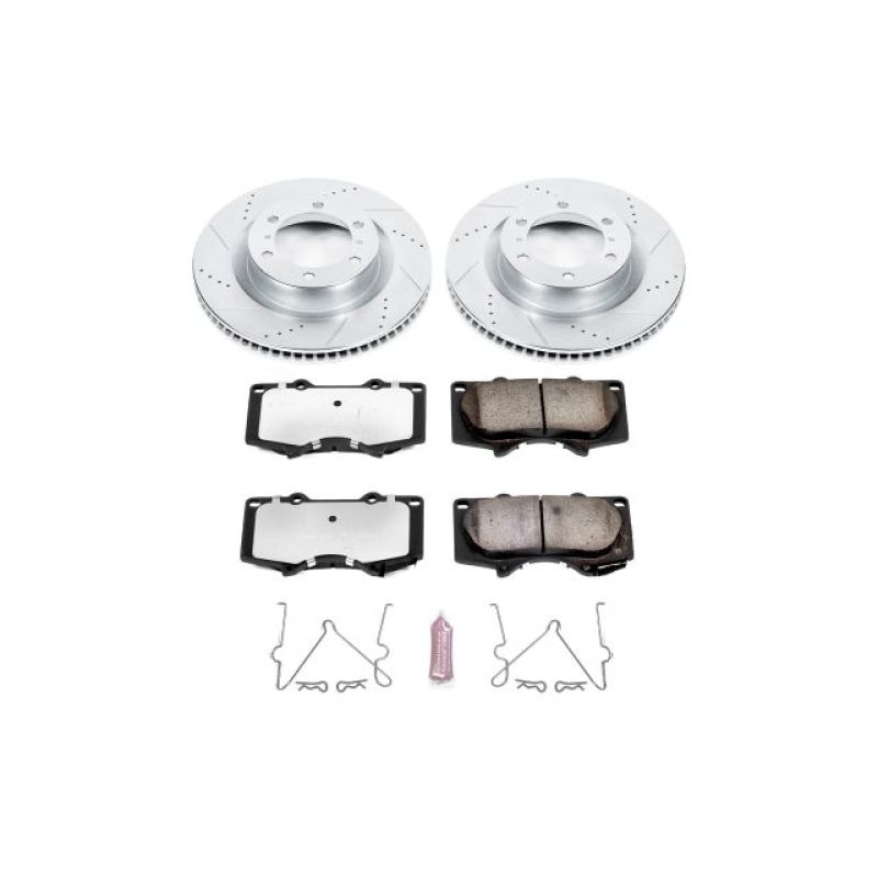 Power stop z36 truck & tow front brake kit upgrade for toyota lexus gx460