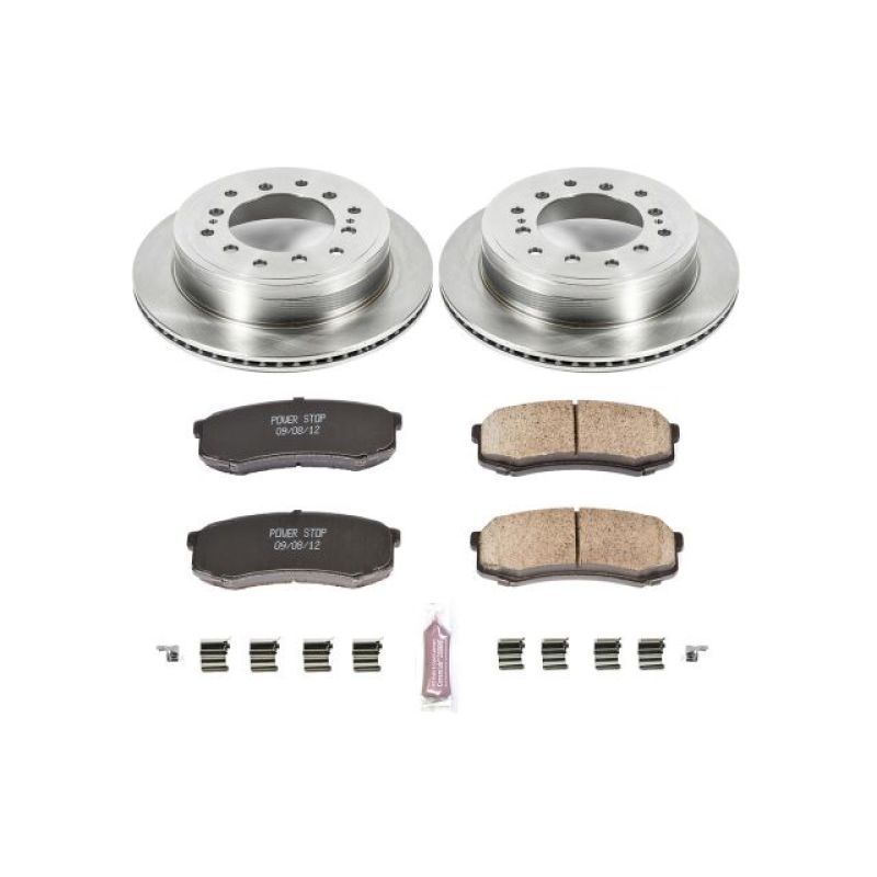 Power stop z17 stock replacement brake kit for toyota - front brake kit