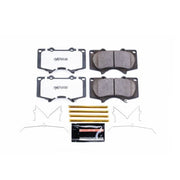 Power stop z36 truck & tow brake pads for toyota 4runner with hardware, providing severe-duty stopping power
