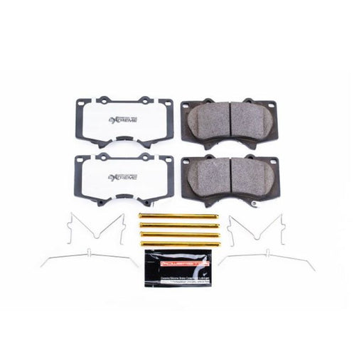 Power stop z36 truck & tow brake pads for toyota 4runner with hardware, providing severe-duty stopping power
