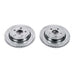 Power stop jeep wrangler rear slotted rotors - pair