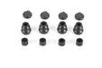 Black plastic pin boot bushing kit nuts for power stop 12-20 gmc sierra 3500 hd